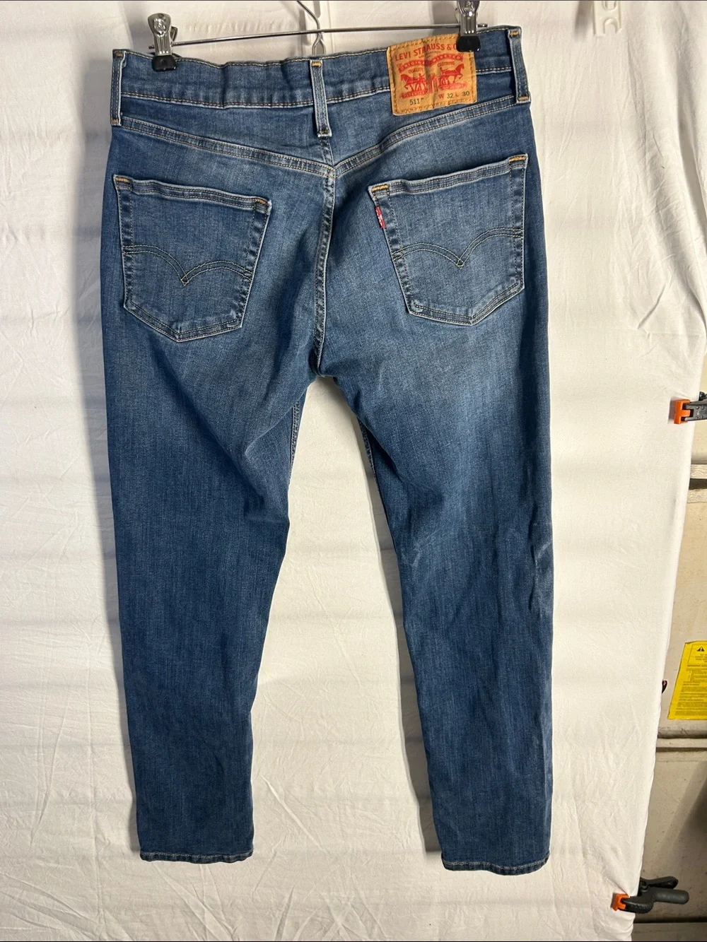 Levi's Men’s Slim Straight Blue Denim Jeans